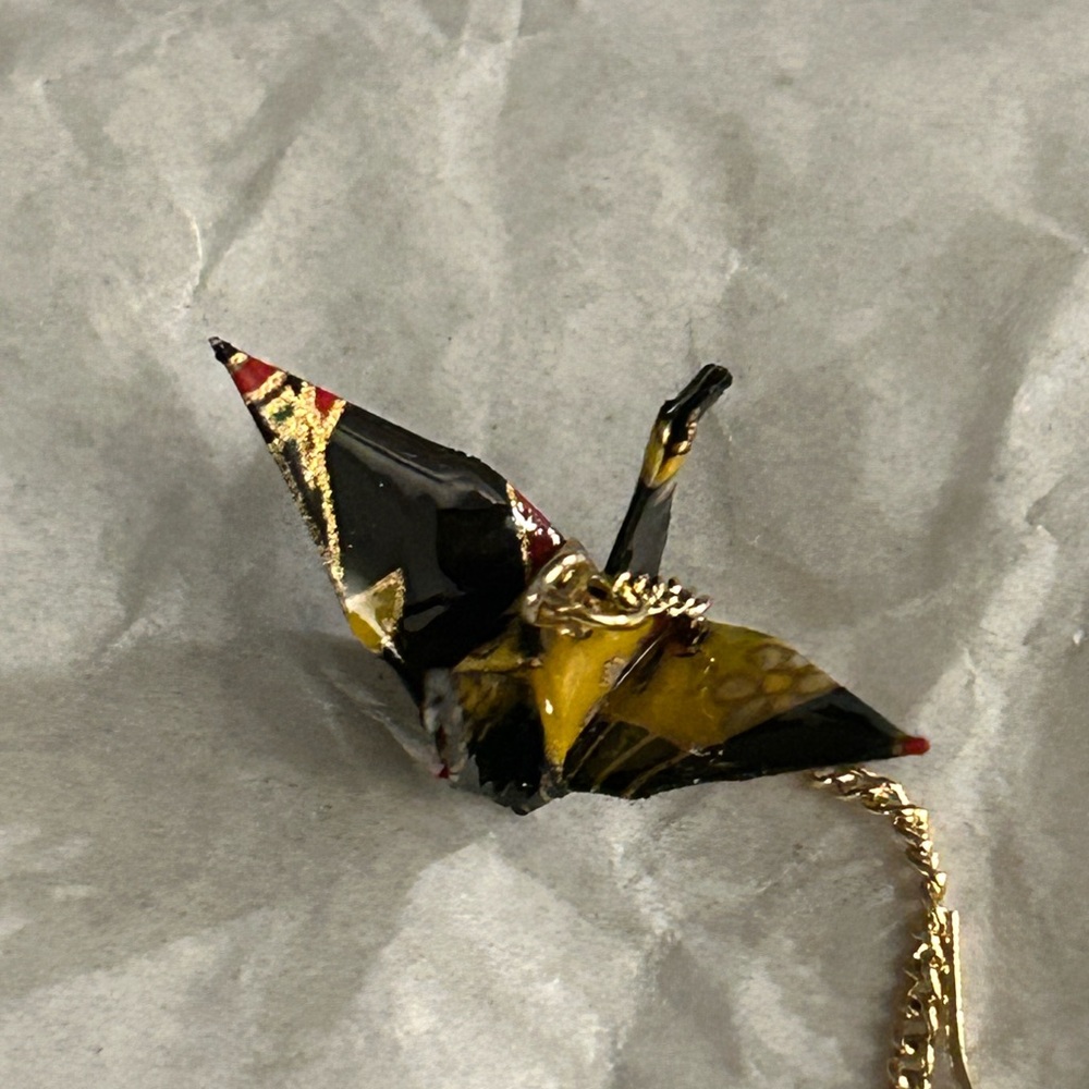 Origami Crane Single Hook Earring